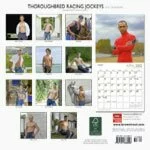 the 2012 thoroughbred jockey calendar back cover